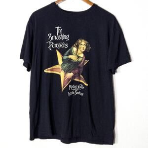 Smashing Pumpkins Mellon Collie Graphic Tee Black Size XL Vintage Grunge
